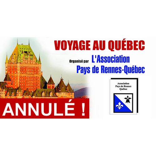 Voyage au Québec organisé par l&rsquo;Association Pays de Rennes-Québec